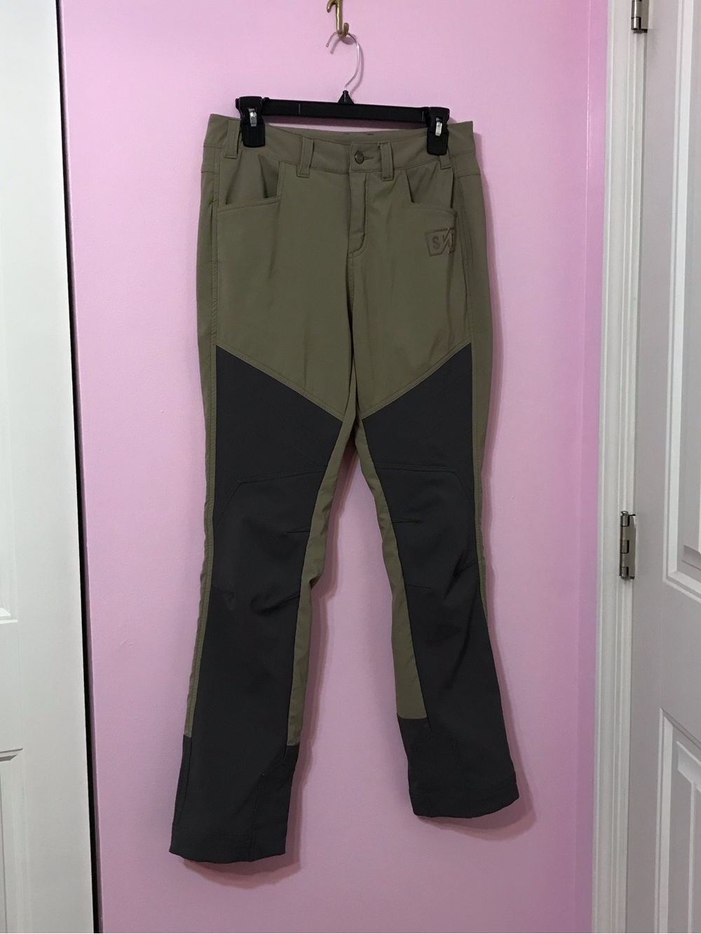 She Outdoor tan and gray pants size 4